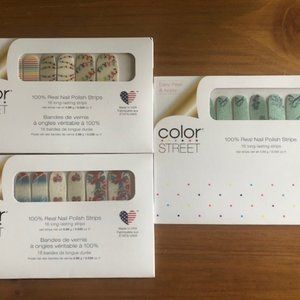 3 Color Street Nails Awareness Sets